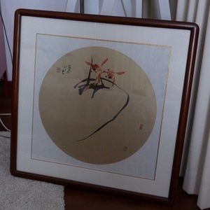 Koi Fish Chinese Silk Painting